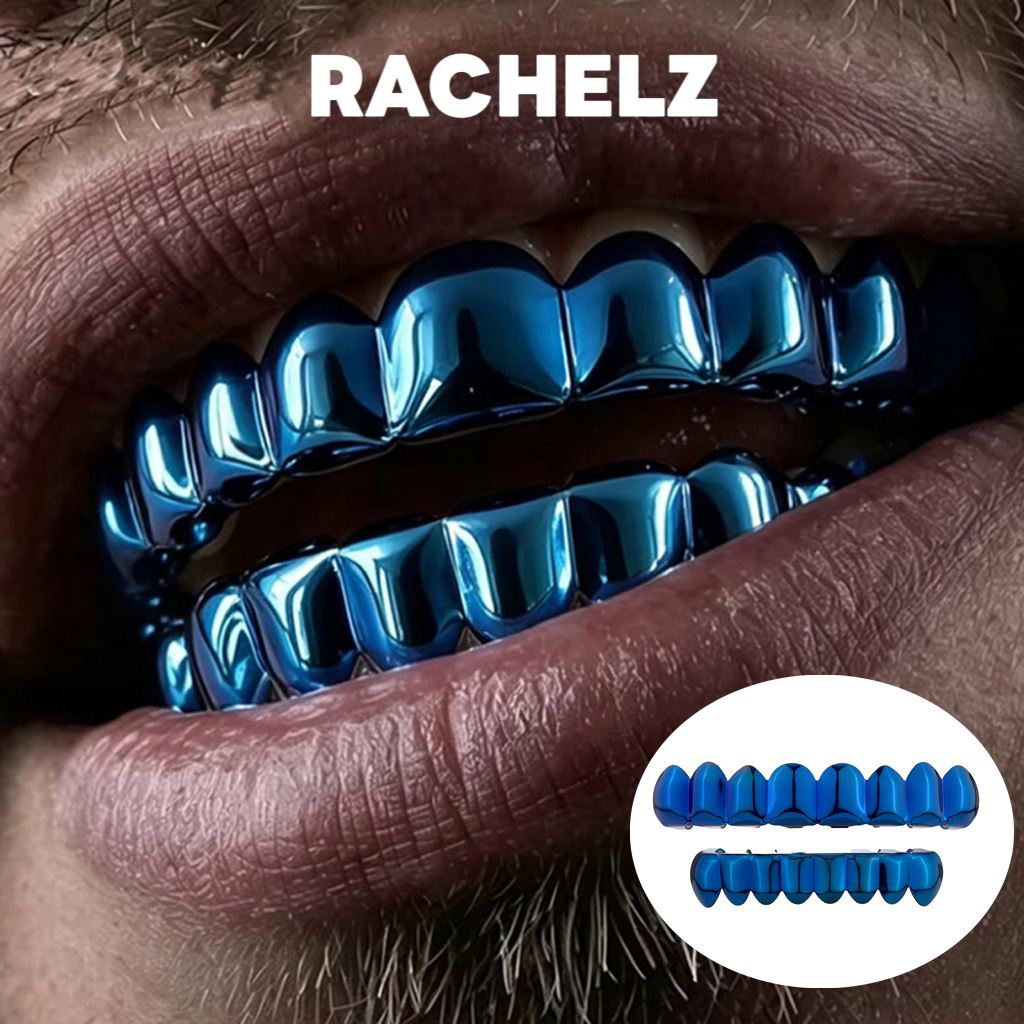 Street Fashion Loverboy Hat - RACHELZ Trend Blur Colors Teeth Grillz