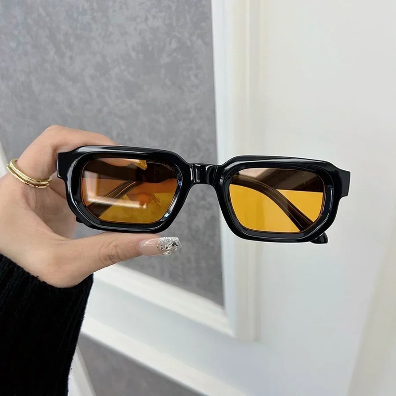 Street Fashion Brands - Luxurious Rectangle Sunglasses Women Men Fashion