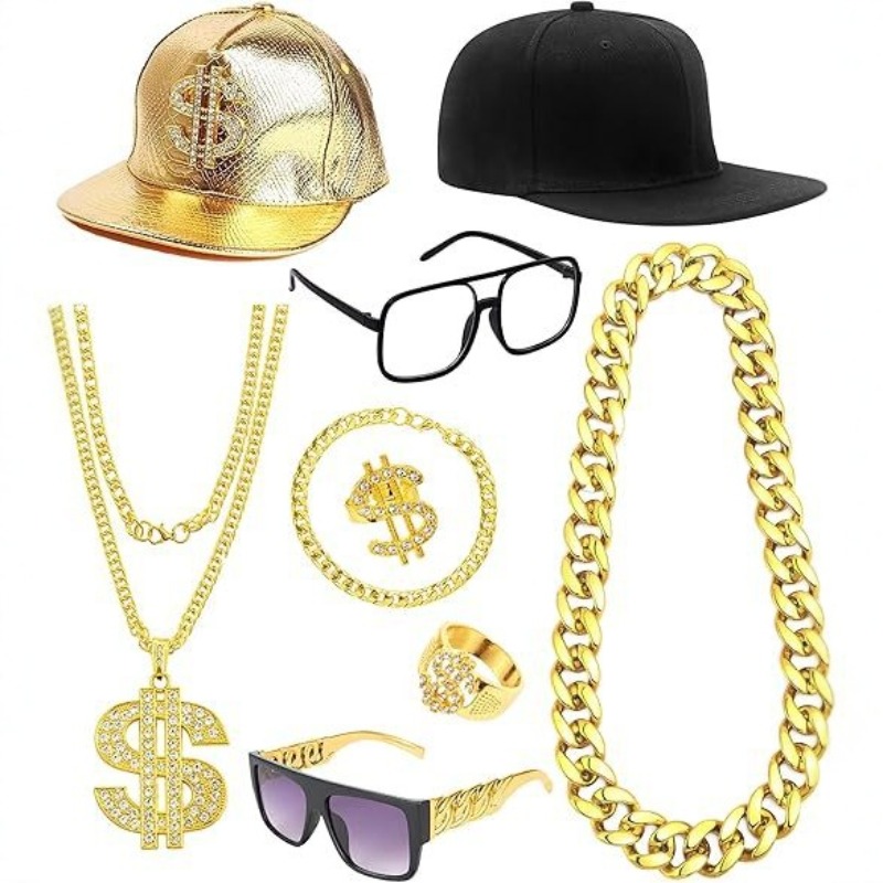 Street Fashion Loverboy Hat - 80s 90s Hip-hop Costume Outfit Metal