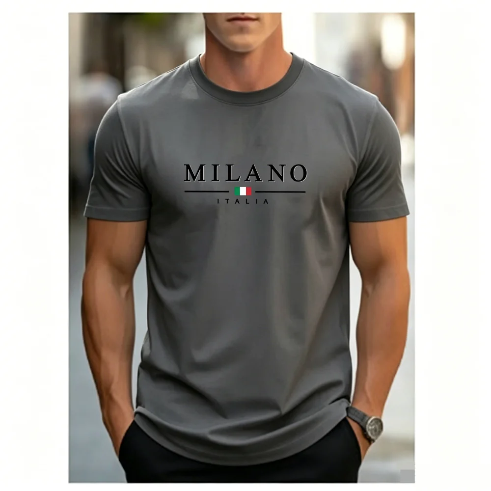 Street Fashion Milan - Men's Summer Simple and Fashionable Milan