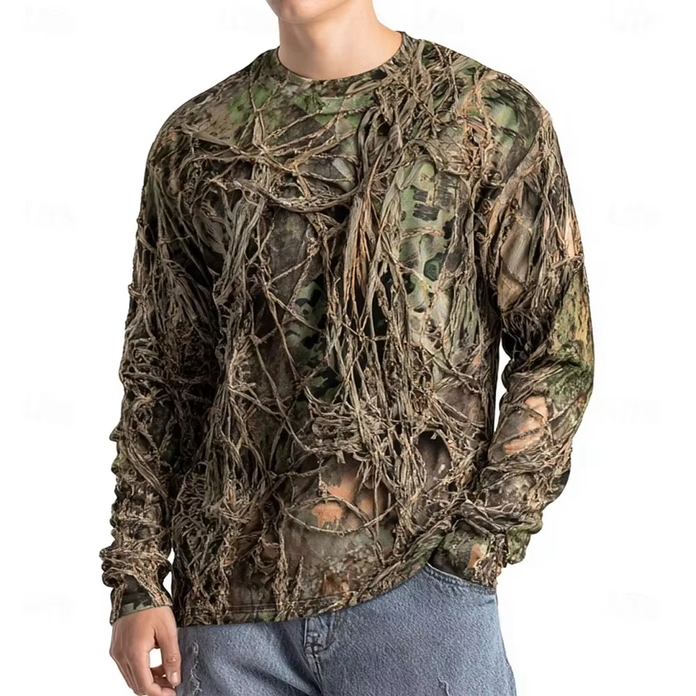 Men's Camo Animal Print Long S - огляд і ціна Street Fashion Men