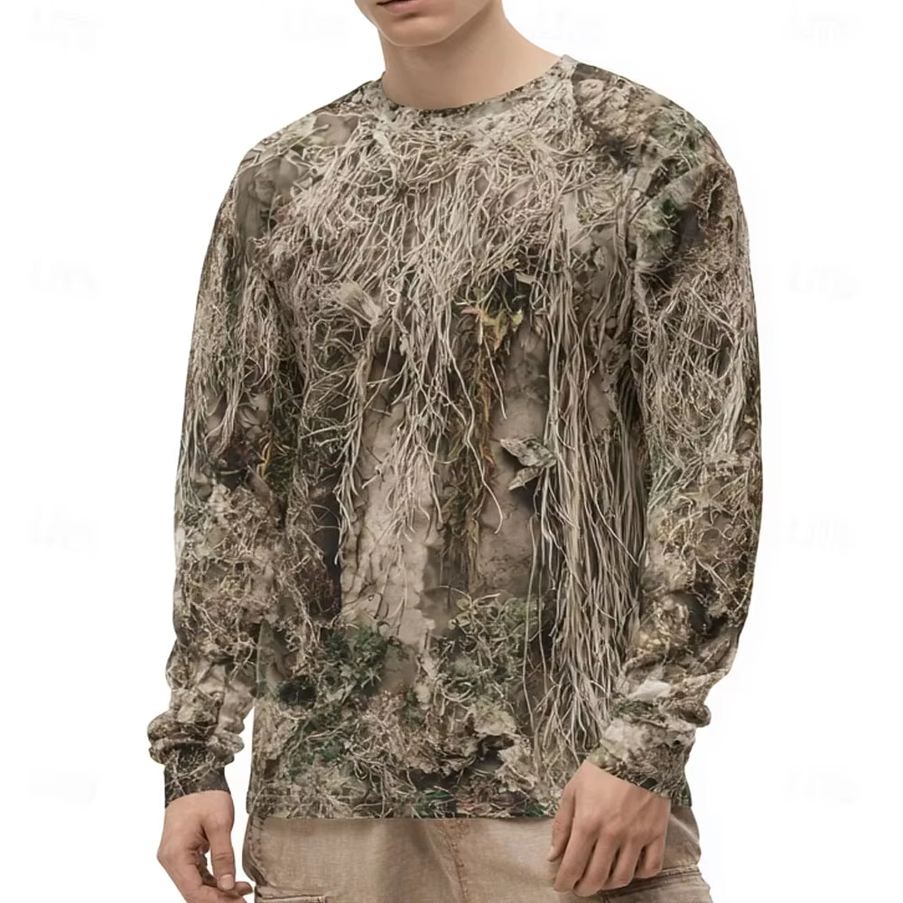 Men's Camo Animal Print Long S - огляд і ціна Street Fashion Men