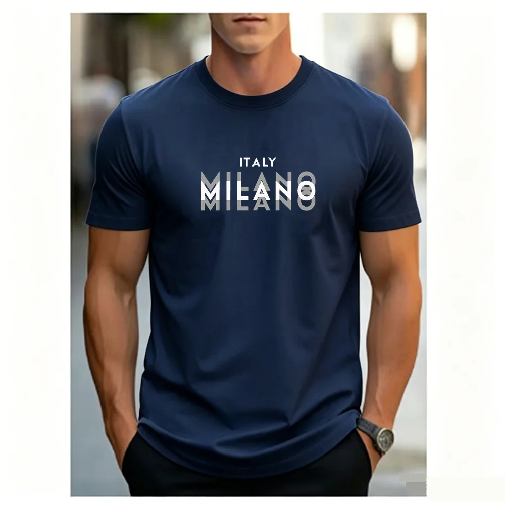 Summer Men's Casual T-shirt It - огляд і ціна Street Fashion Milan
