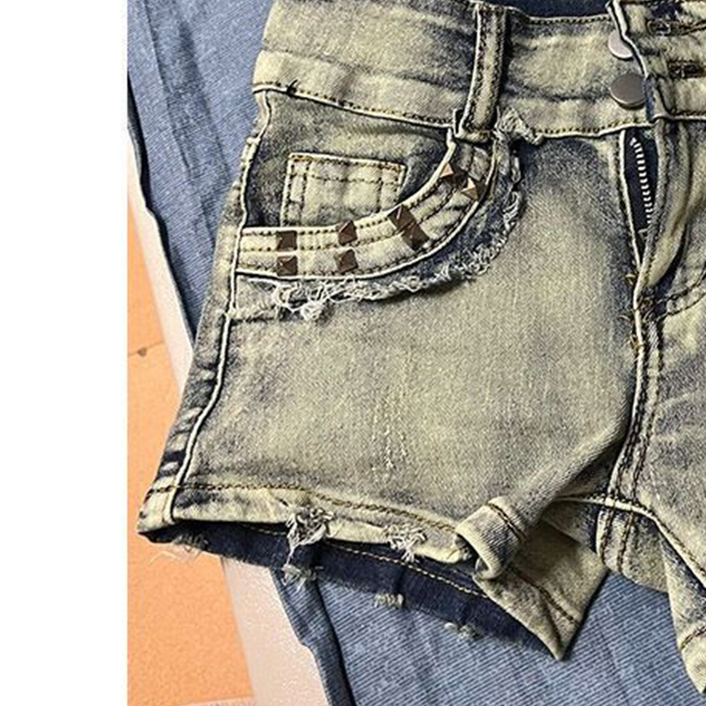 Retroy2K American Rivet Shorts - огляд і ціна Street Fashion China Girl