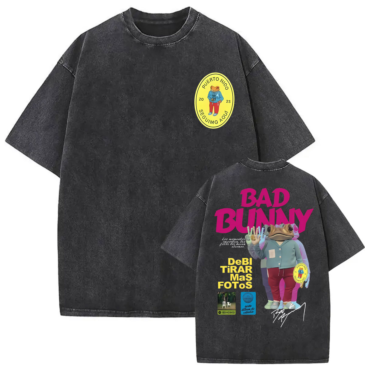Rapper Bad Bunny T-shirts Debi - огляд і ціна Foto Street Fashion