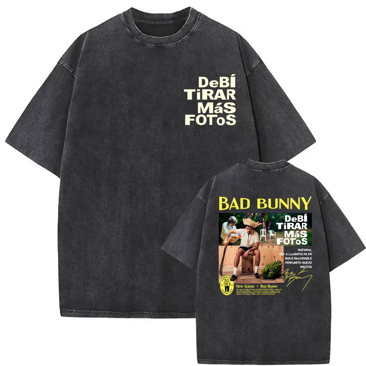 Rapper Bad Bunny T-shirts Debi - огляд і ціна Foto Street Fashion