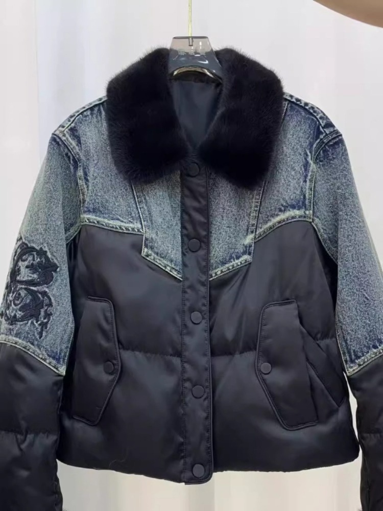 Short Goose Down Padding Jacke - огляд і ціна Street Fashion Store