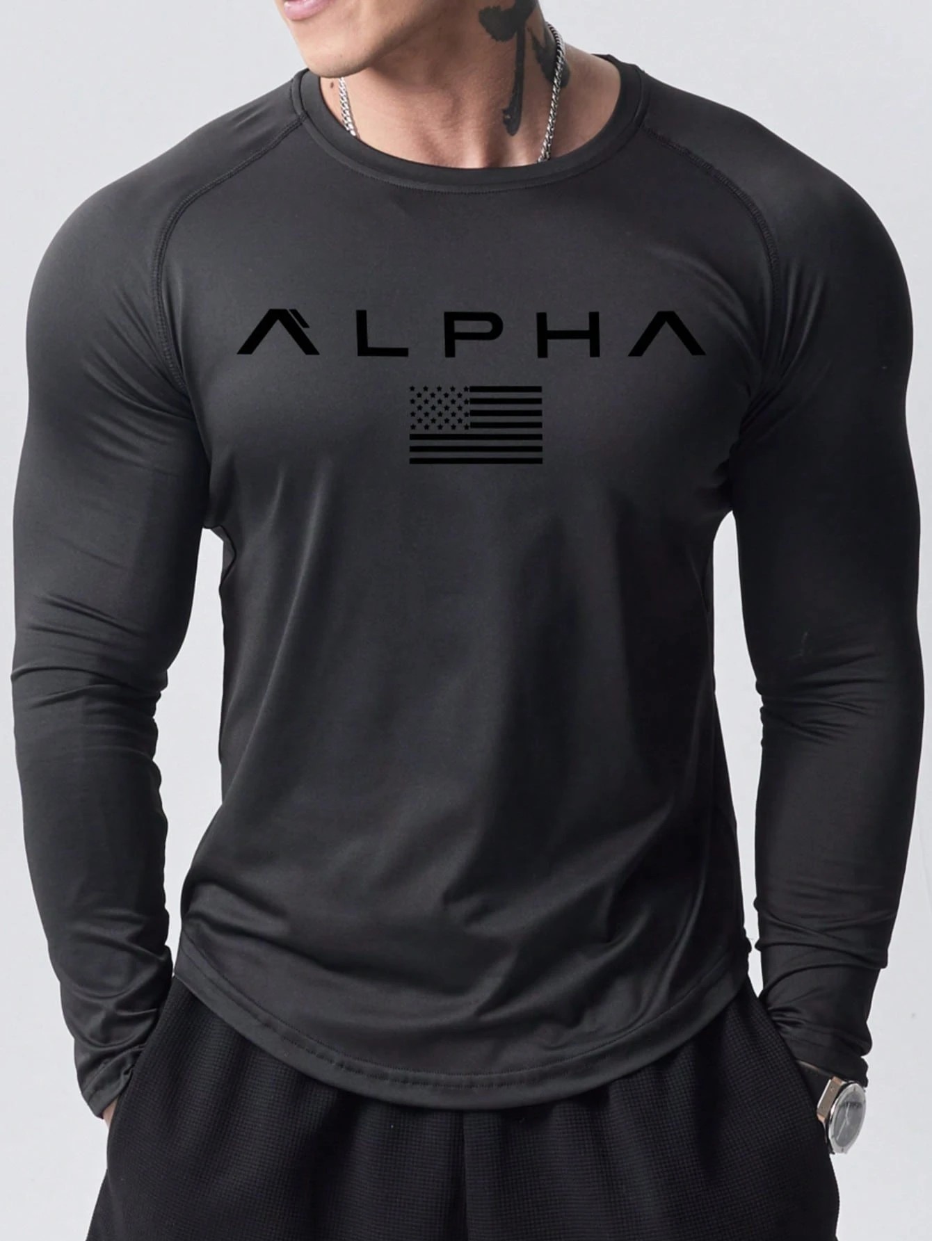 New men's long-sleeved T-shirt - огляд і ціна Street Fashion Men