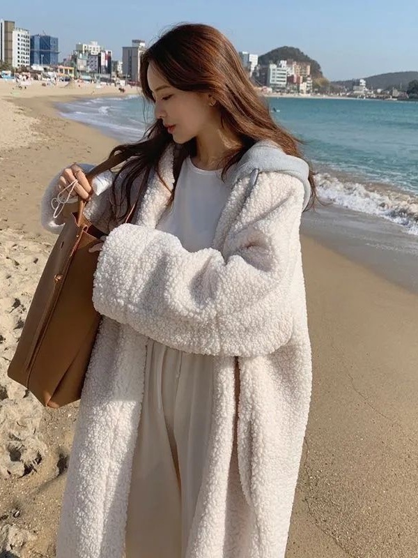 Ladies Hooded Lamb Fur Jacket  - огляд і ціна Street Fashion Jacket