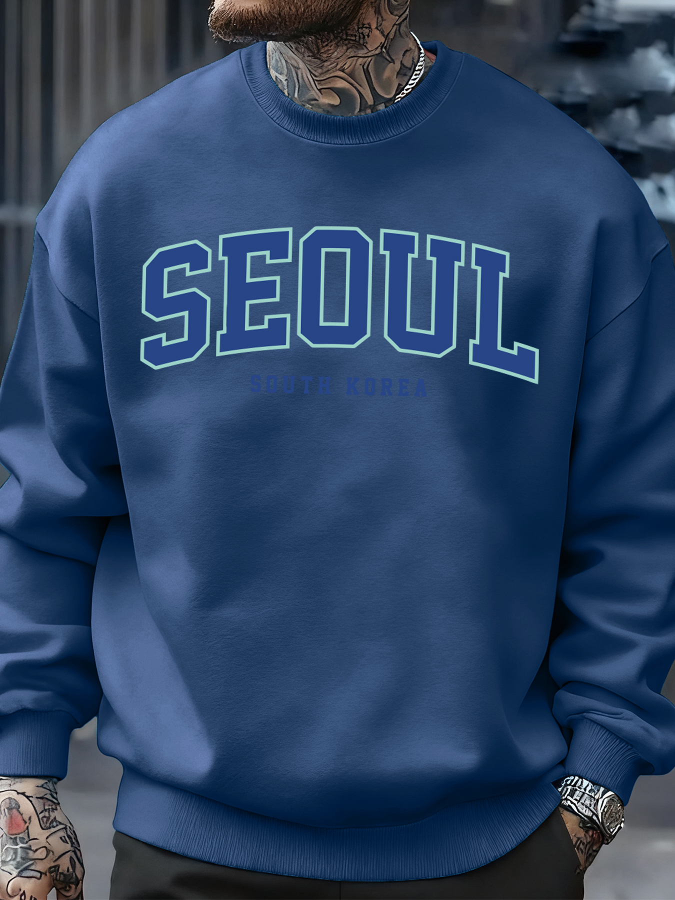 Seoul South Korea Print Men Pu - огляд і ціна Street Fashion Of Seoul