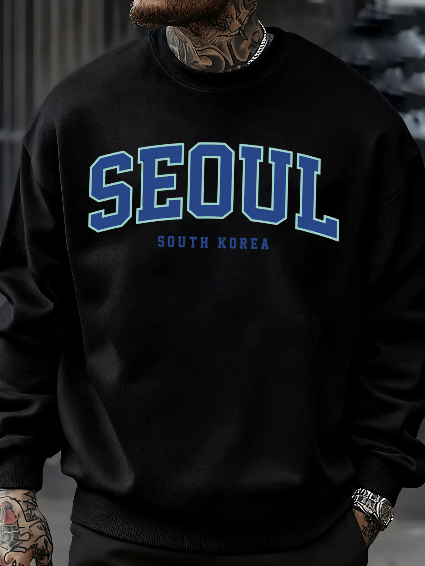 Seoul South Korea Print Men Pu - огляд і ціна Street Fashion Of Seoul