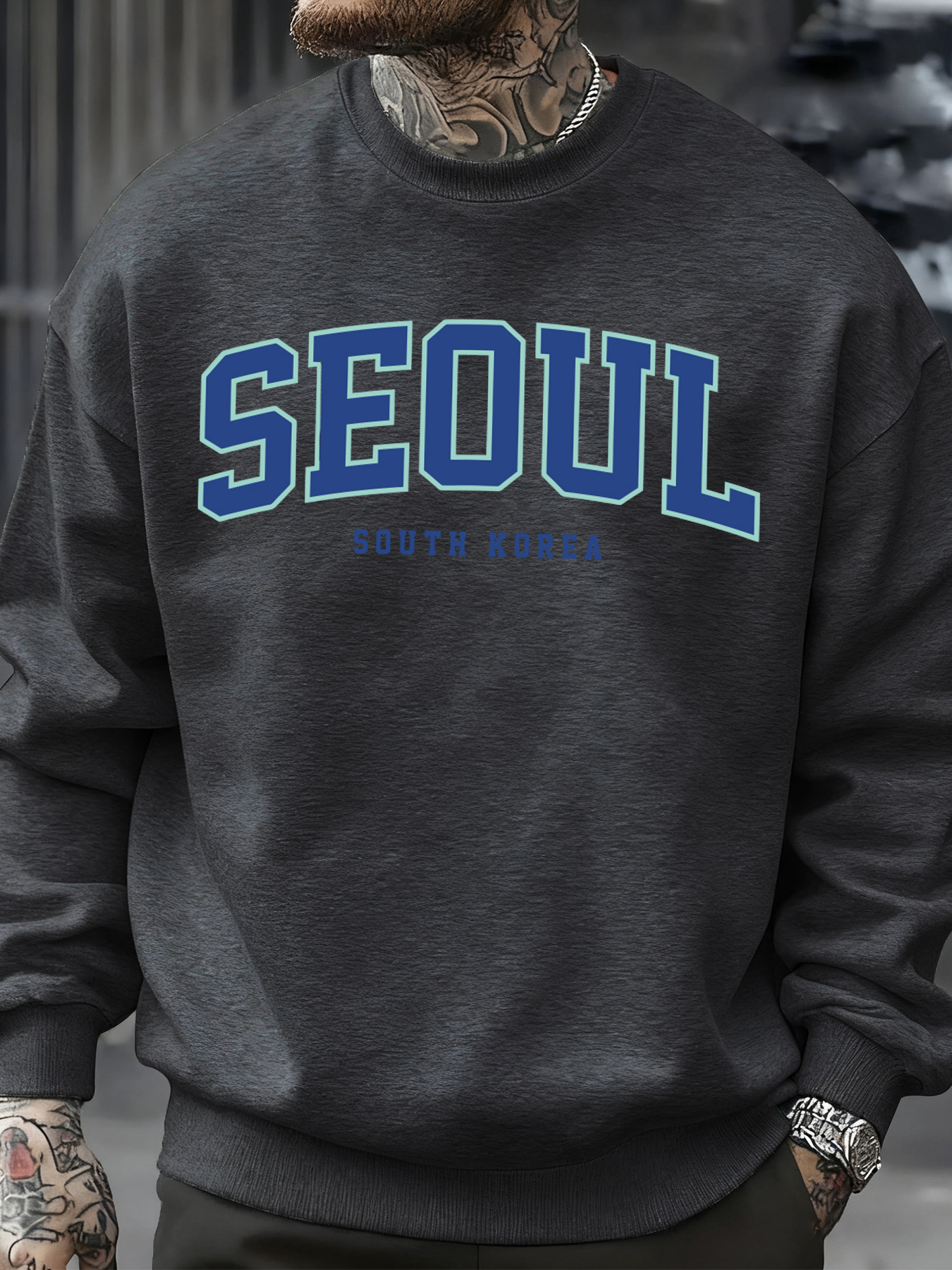 Seoul South Korea Print Men Pu - огляд і ціна Street Fashion Of Seoul