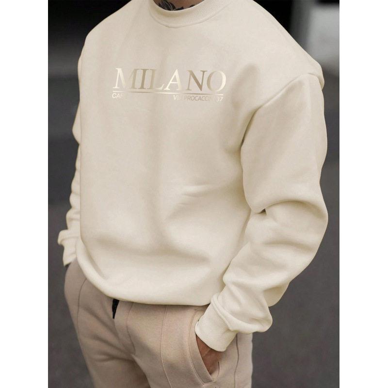 Milan Print Hoodie Men's Casua - огляд і ціна Street Fashion Milan