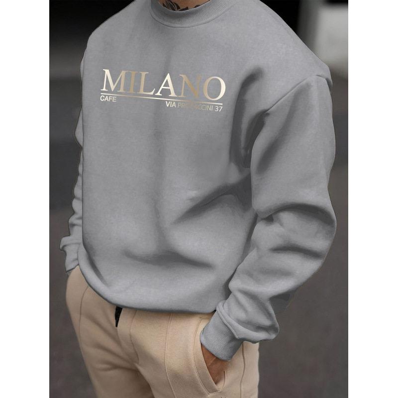 Milan Print Hoodie Men's Casua - огляд і ціна Street Fashion Milan
