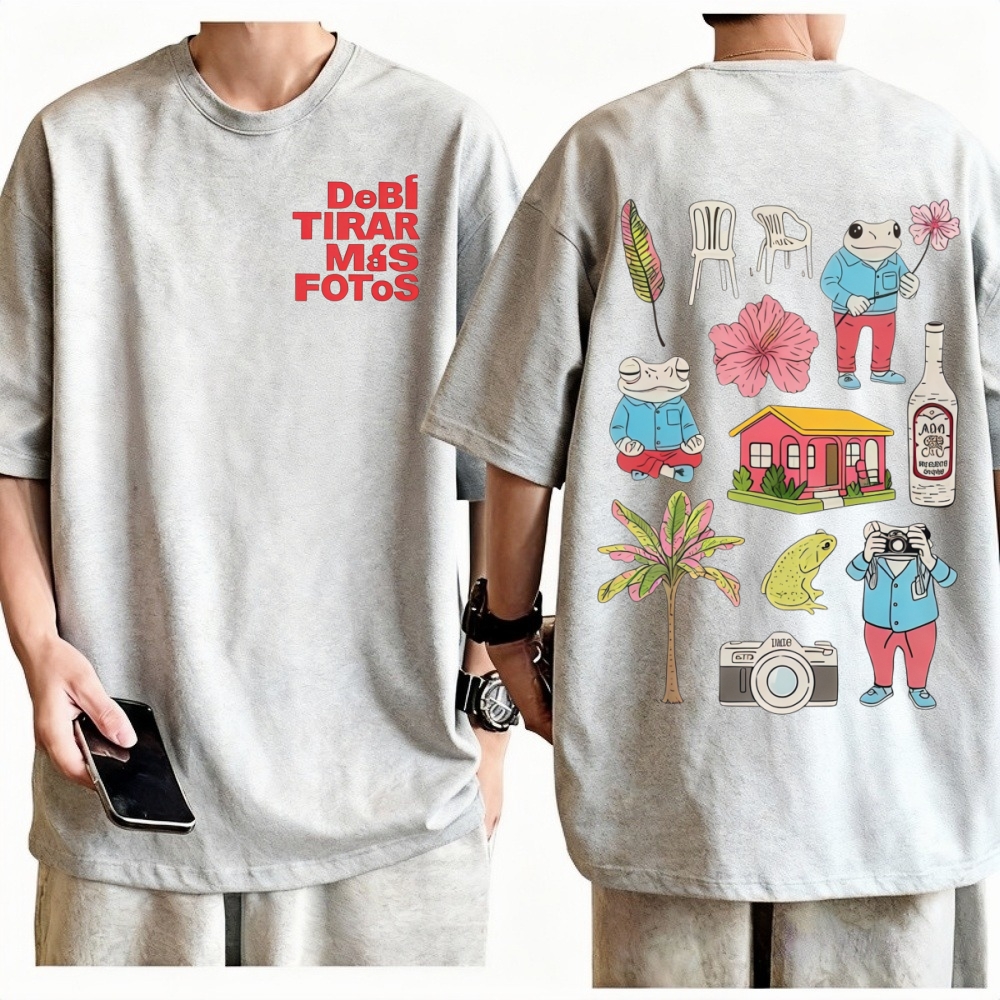 Rapper Bad Bunny T-shirt Debi  - огляд і ціна Foto Street Fashion