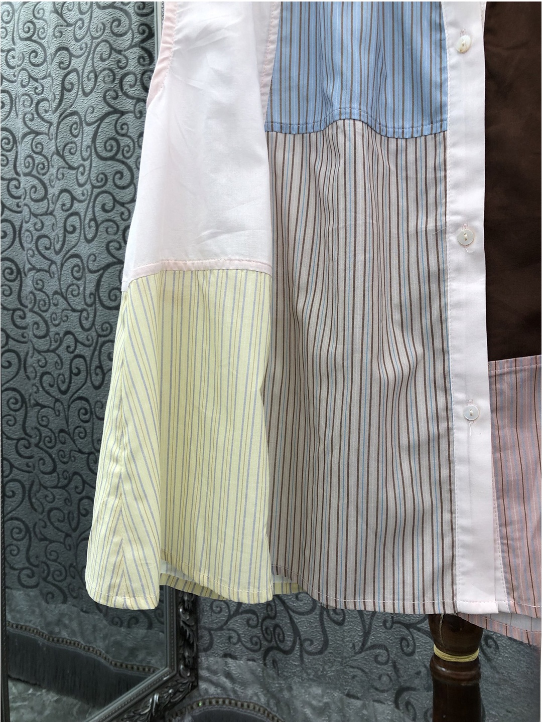Loose Striped Color Block Slee - огляд і ціна Street Fashion Milan