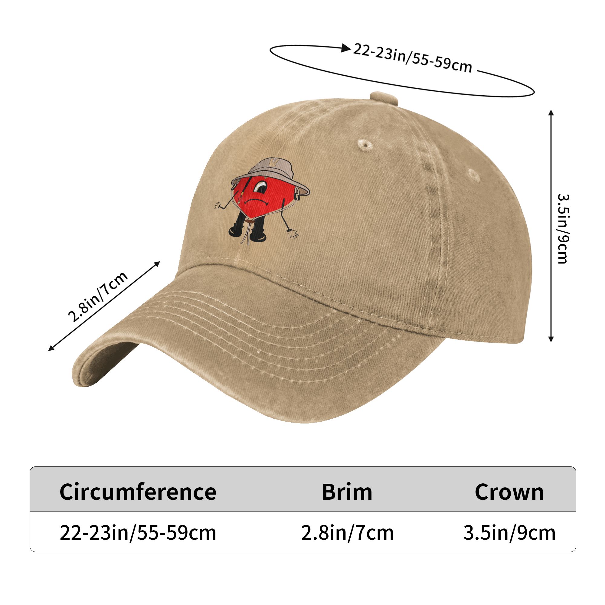 Rapper B-Bad B-Bunny DTMF Worl - огляд і ціна Street Fashion Loverboy Hat