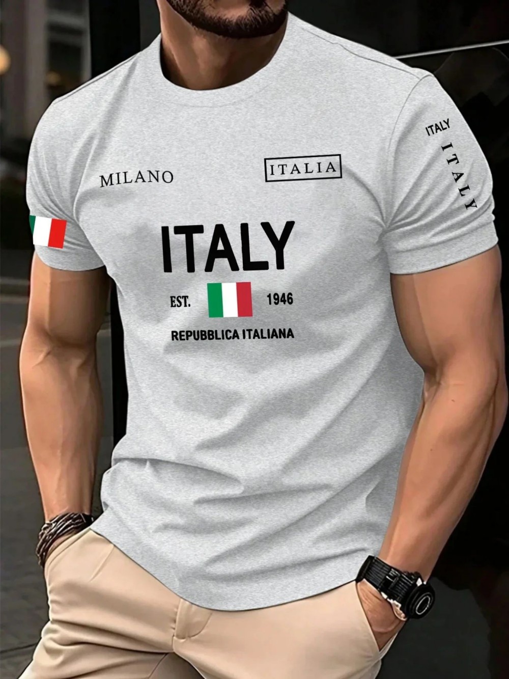 European and American men's su - огляд і ціна Street Fashion Milan