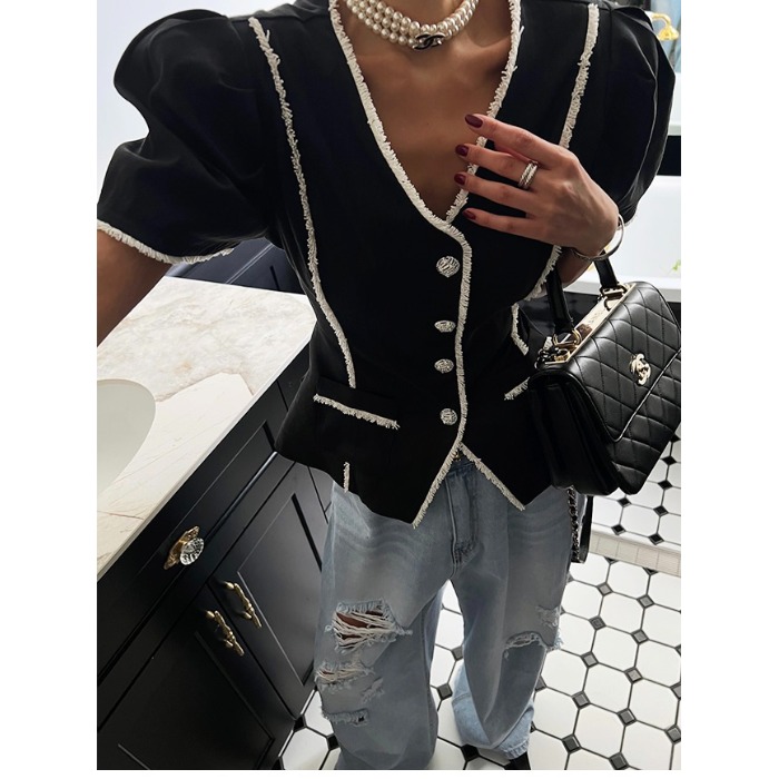 Korean Style Short Sleeve Embe - огляд і ціна Street Fashion Korea