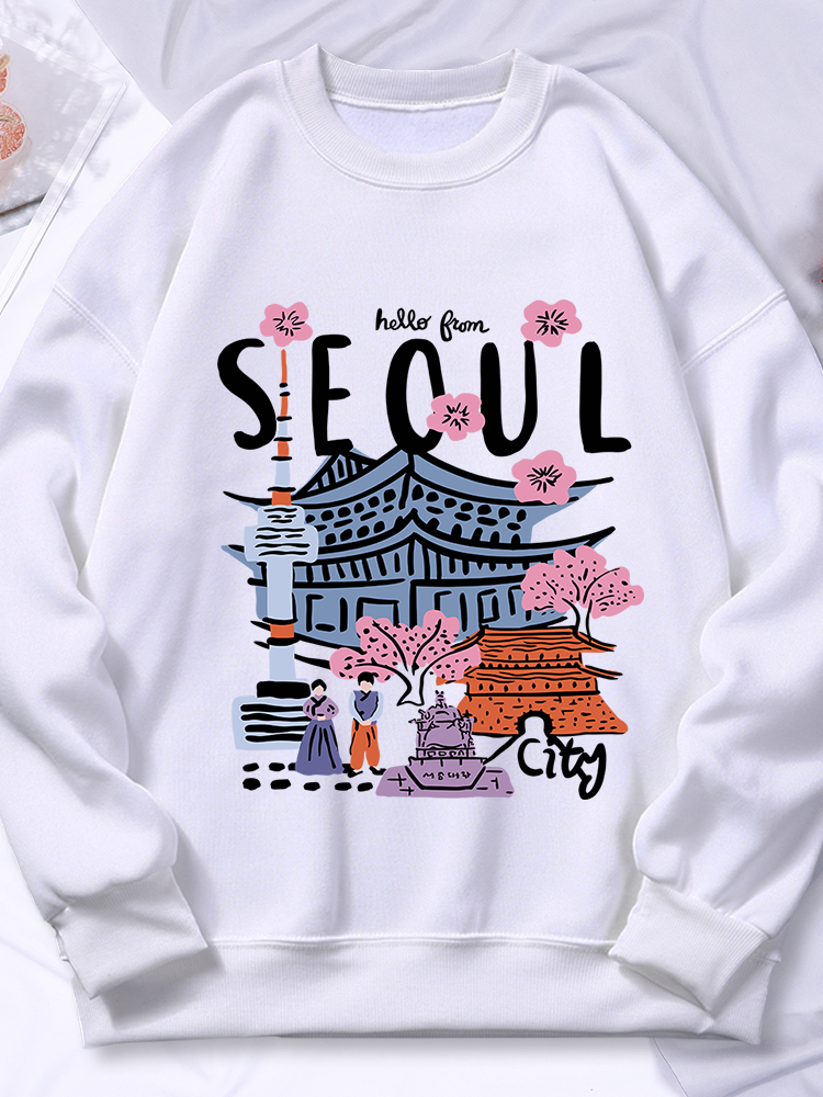 Seoul Beautiful Scenery Printi - огляд і ціна Street Fashion Of Seoul