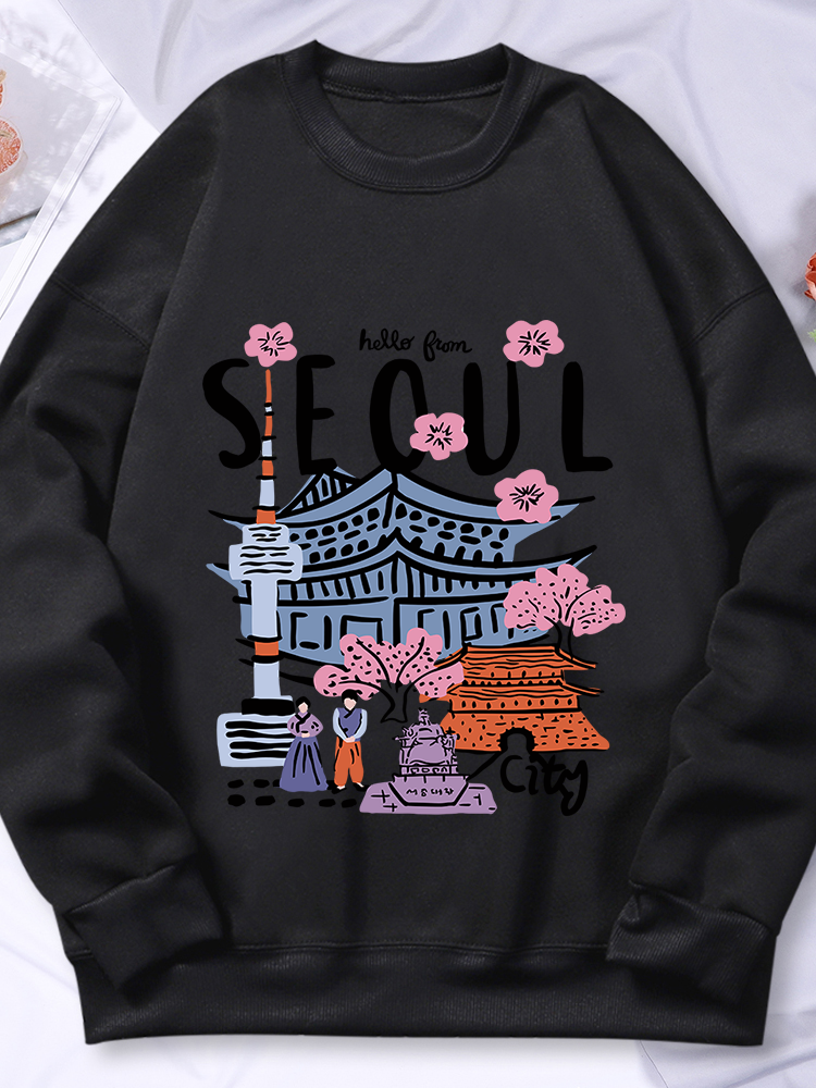 Seoul Beautiful Scenery Printi - огляд і ціна Street Fashion Of Seoul