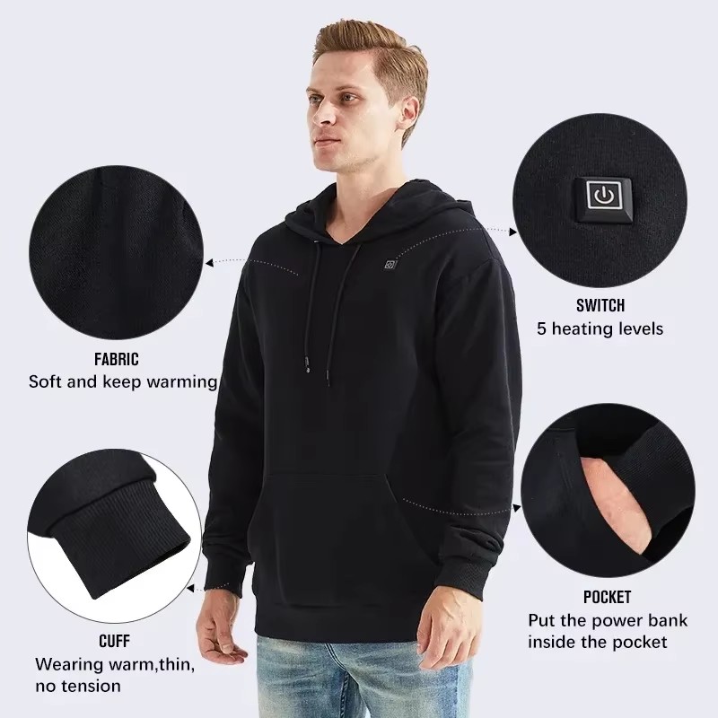 Women USB Heating Hoodies Men  - огляд і ціна Street Fashion Jacket