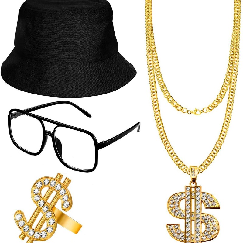 80s 90s Hip-hop Costume Outfit - огляд і ціна Street Fashion Loverboy Hat