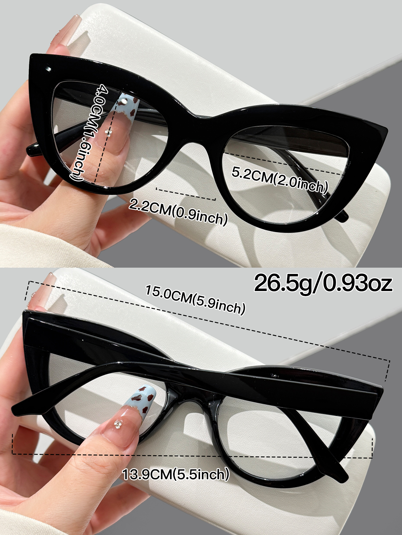 1pc retro black thick frame ca - огляд і ціна Street Fashion China Girl