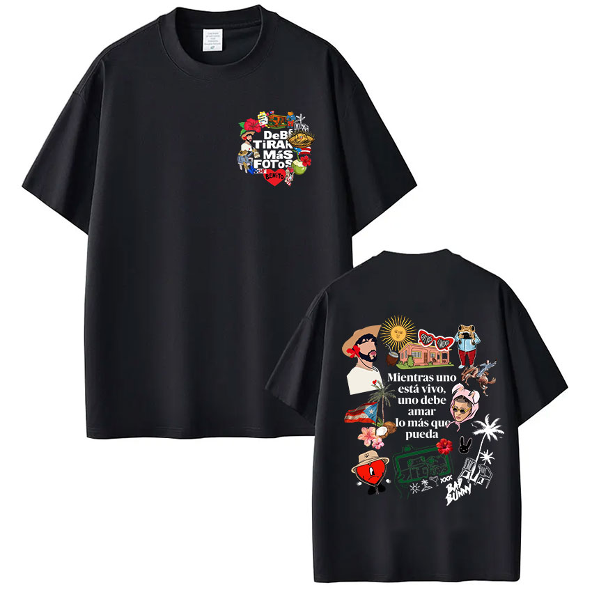 Rapper Bad Bunny T-shirt Debi  - огляд і ціна Foto Street Fashion