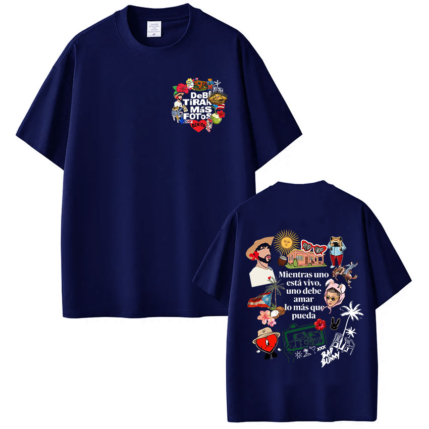 Rapper Bad Bunny T-shirt Debi  - огляд і ціна Foto Street Fashion