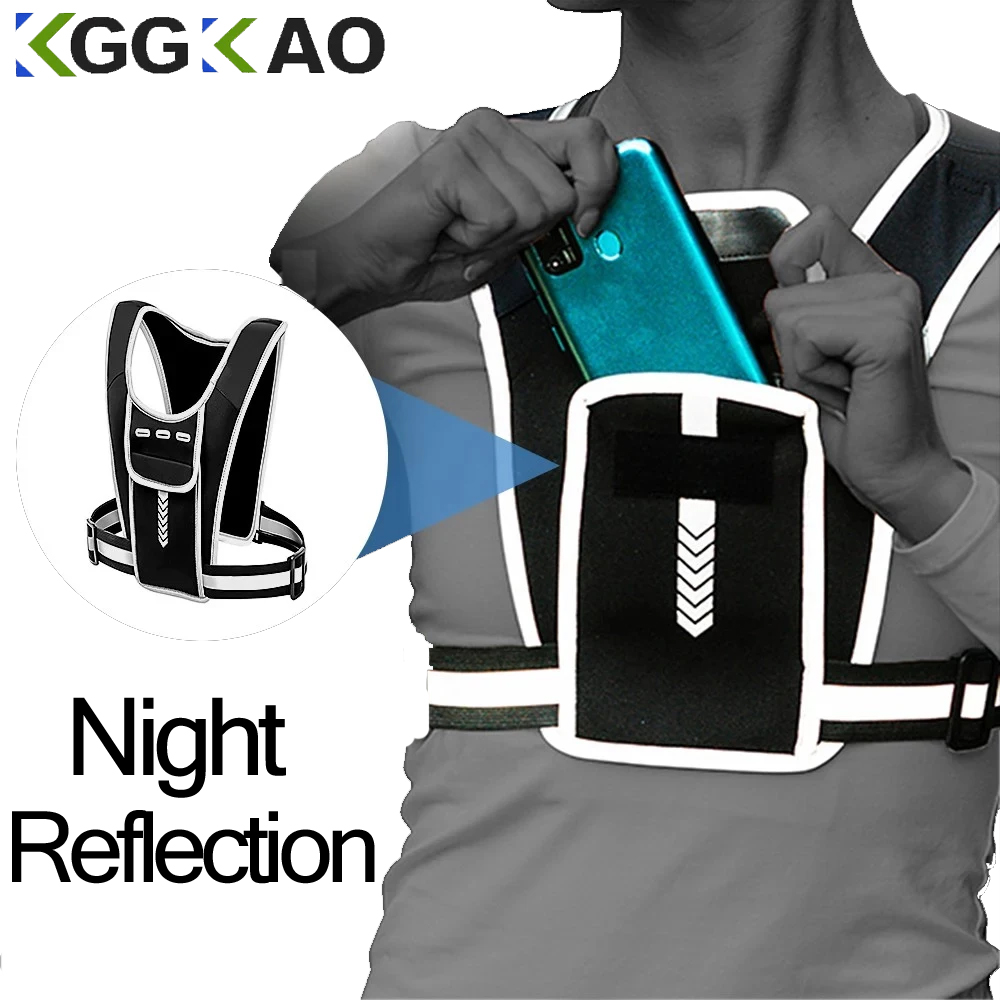 Running Vest Phone Holder for  - огляд і ціна Reflective Jacket Running