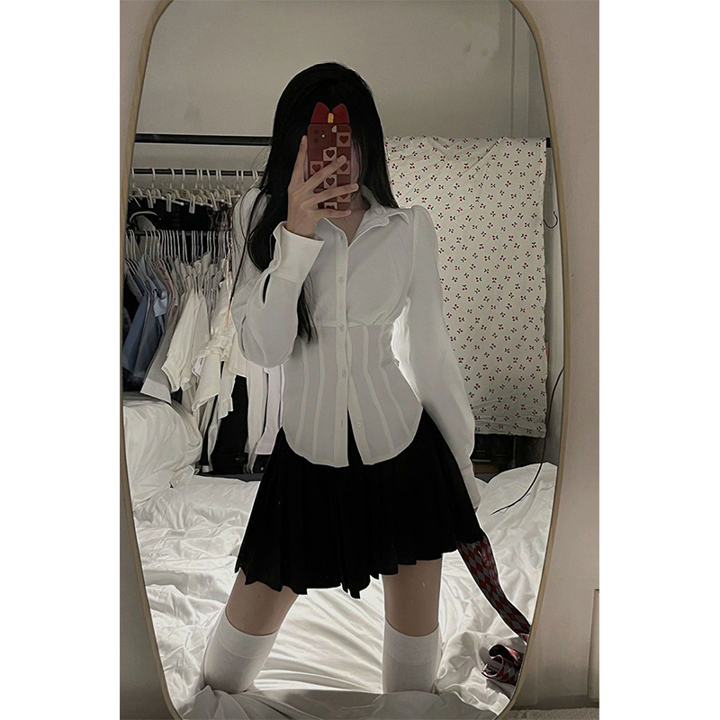 Y2K White Shirts Women Streetw - огляд і ціна Street Fashion Korea