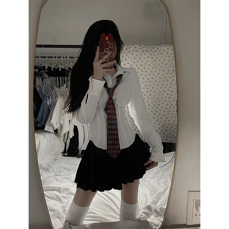 Y2K White Shirts Women Streetw - огляд і ціна Street Fashion Korea