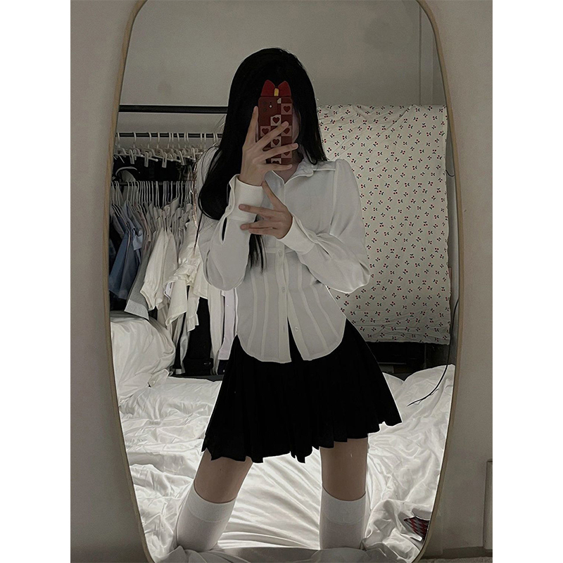 Y2K White Shirts Women Streetw - огляд і ціна Street Fashion Korea
