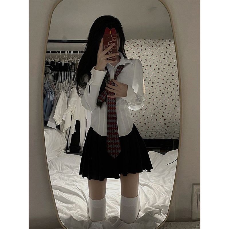 Y2K White Shirts Women Streetw - огляд і ціна Street Fashion Korea