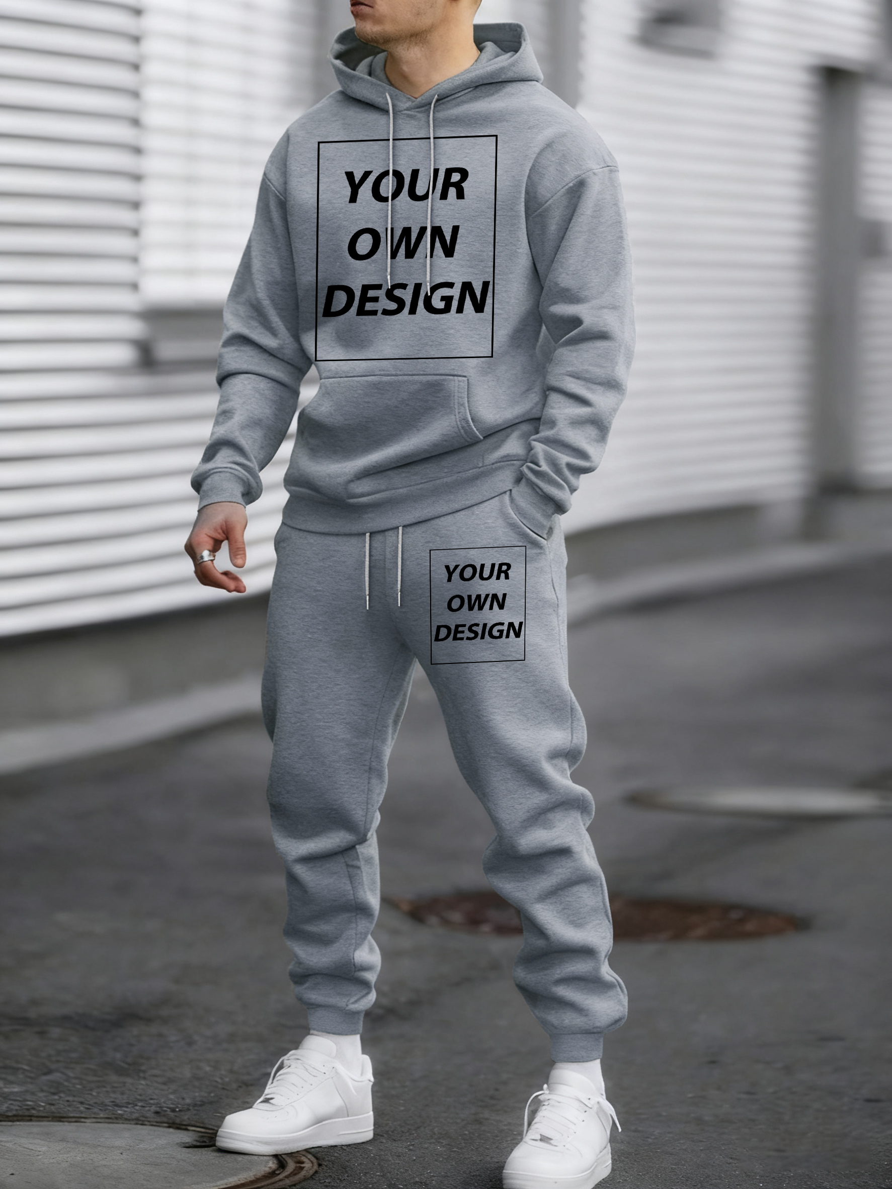 Spring Autumn Hoody Set Custom - огляд і ціна Street Fashion Men