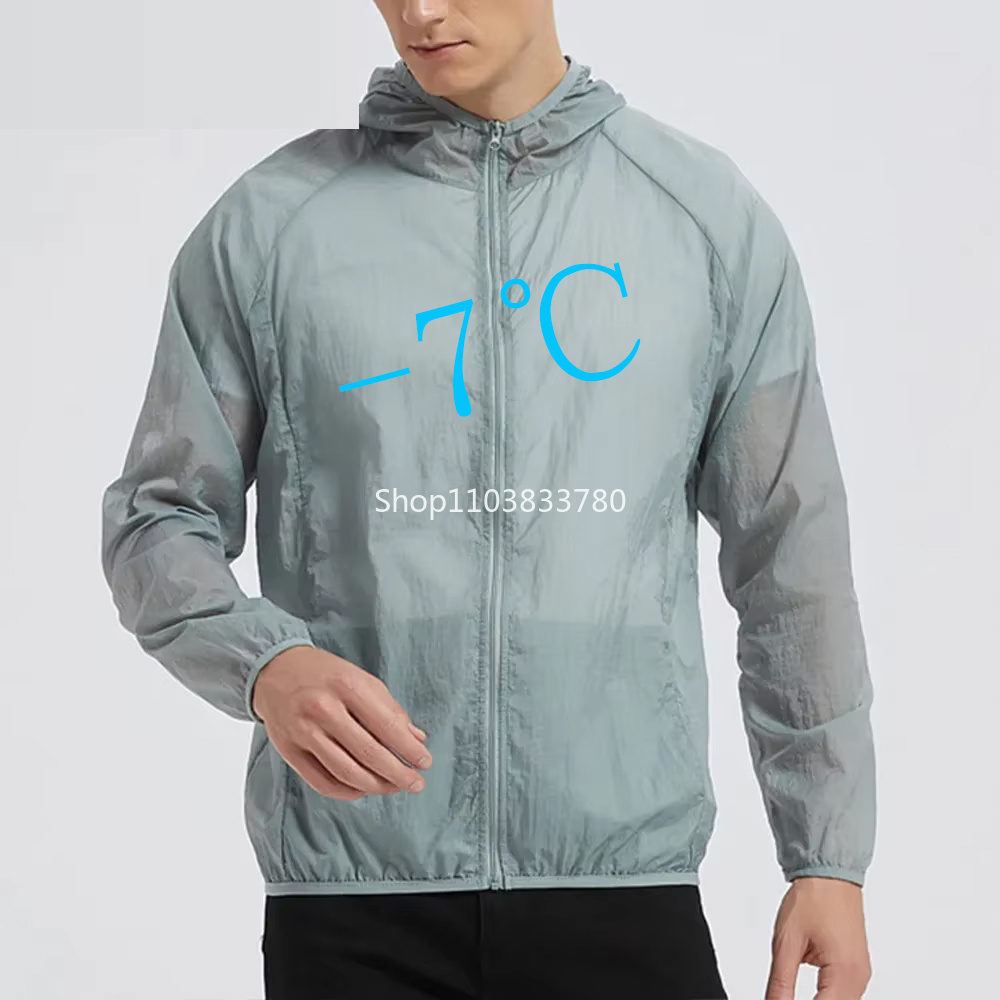 Men's Hooded Sun Protection Ja - огляд і ціна Reflective Jacket Running