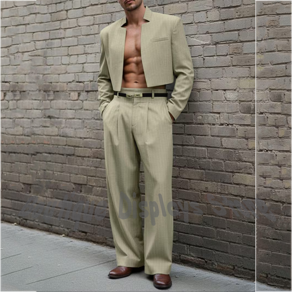 Chic Tailored Men's Suit Set(J - огляд і ціна Street Fashion Outfit For Men