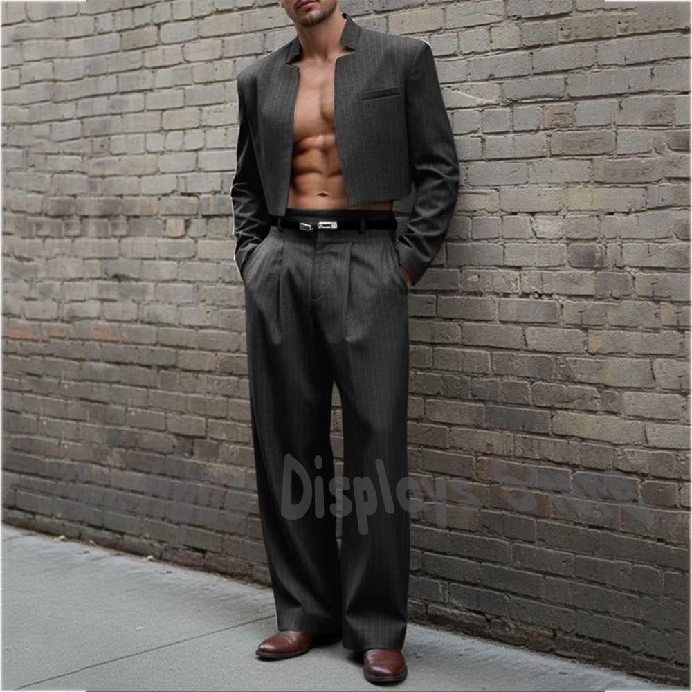 Chic Tailored Men's Suit Set(J - огляд і ціна Street Fashion Outfit For Men